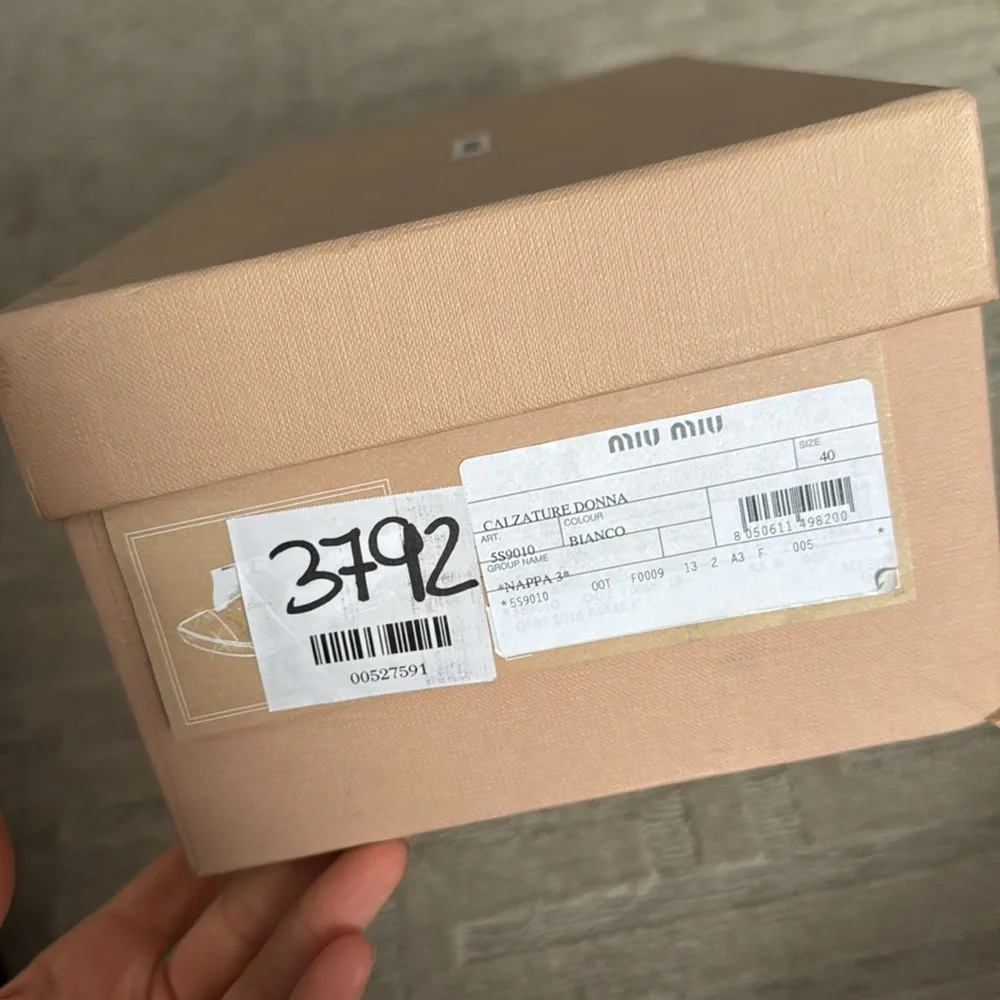 Miu miu leather slip ons cream - Picture 5 of 5